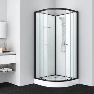 Superprijs Badstuber Bela complete douchecabine kwartrond 90x90x203cm