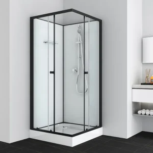 Flitsaanbieding Badstuber Uni complete douchecabine vierkant 90x90x203cm