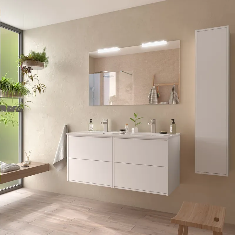 Muebles Ideal badmeubel 120cm met wastafel wit mat Premium