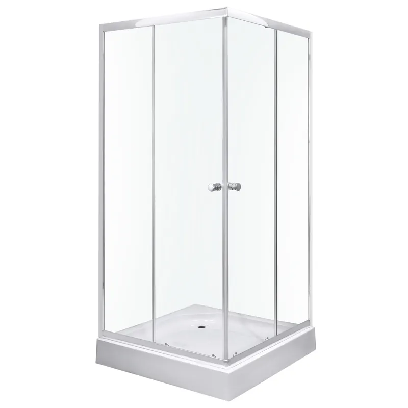 Laatste Kans Kerra Olga Square douchecabine vierkant incl. douchebak 90x90cm wit