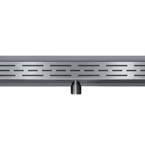 Koopje Mueller Ferro douchegoot 80x7cm met flens verouderd ijzer - gunmetal