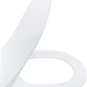 Laatste Versie SaniGoods Acora dunne toiletzitting met softclose inox scharnieren en Quick Release wit