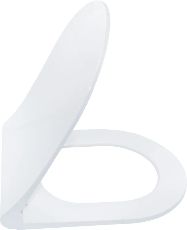 Laatste Versie SaniGoods Acora dunne toiletzitting met softclose inox scharnieren en Quick Release wit