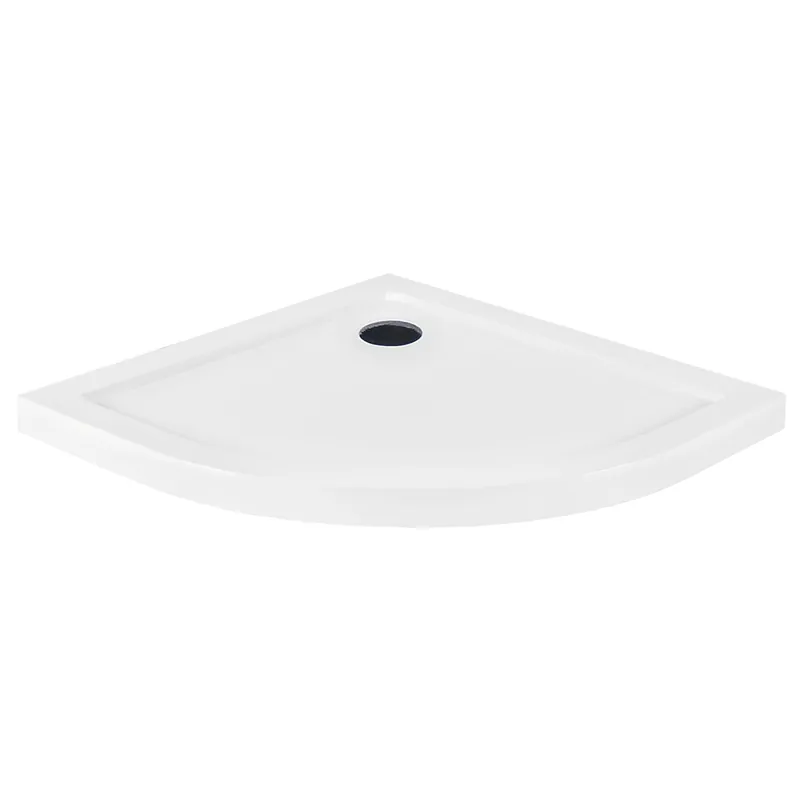 Hete Deal Kerra Aron douchebak kwartrond 90x90x5.5cm wit