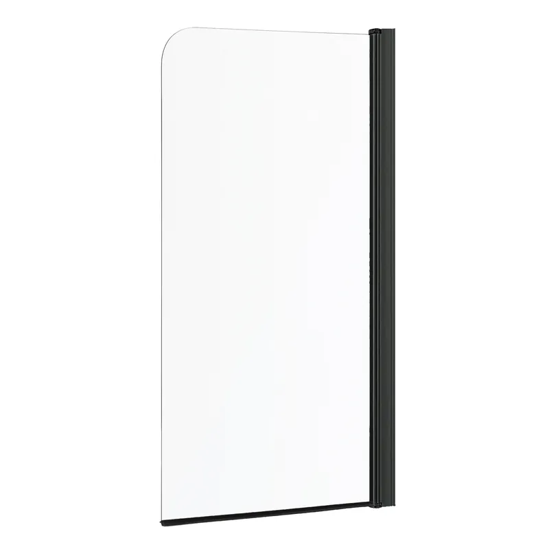 Kerra Crystal 1 badwand 150x80cm mat zwart Handgemaakt