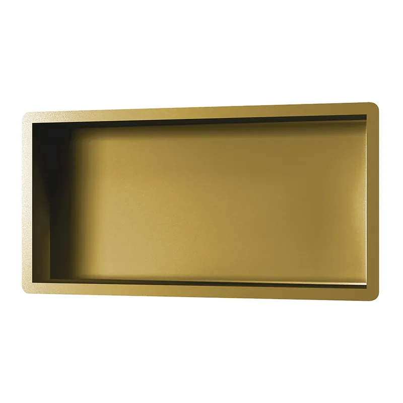 Brauer Gold Edition inbouwnis 30x60cm geborsteld messing PVD Lage Kosten