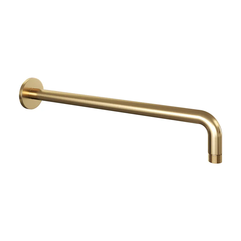 Alleen Vandaag Brauer Gold Edition gebogen wandarm geborsteld messing PVD
