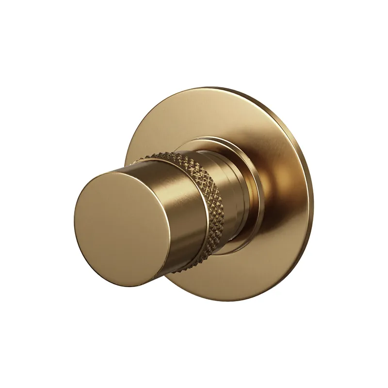 Rechtstreeks Van De Fabrikant Brauer Gold Edition stopkraan geborsteld messing PVD