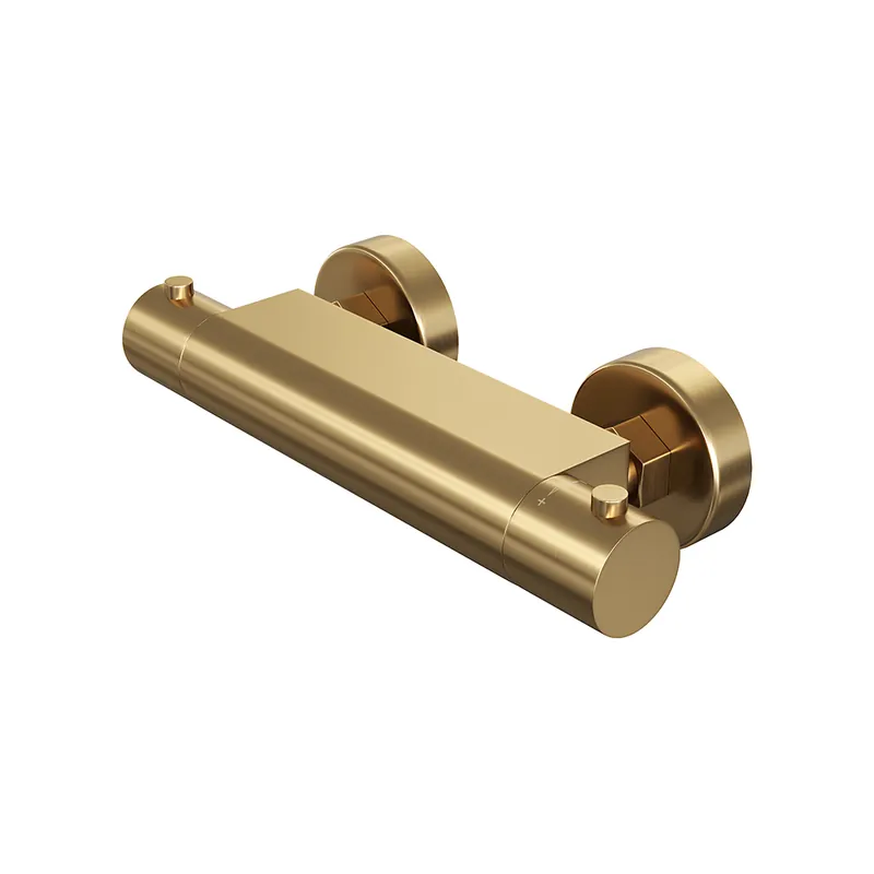 Direct Verzonden Brauer Gold Edition opbouw douche thermostaatkraan geborsteld messing PVD