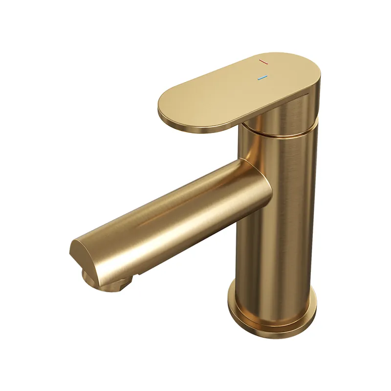 Brauer Gold Edition ColdStart wastafelkraan energy-saving model C messing geborsteld PVD Beperkte Voorraad