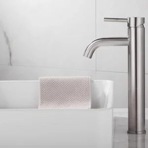 Exclusief Saniclear Plus hoge wastafelkraan RVS