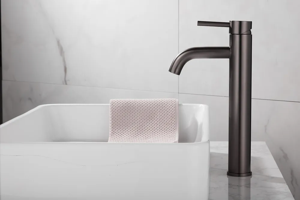 Speciale Aanbieding Saniclear Plus hoge wastafelkraan verouderd ijzer