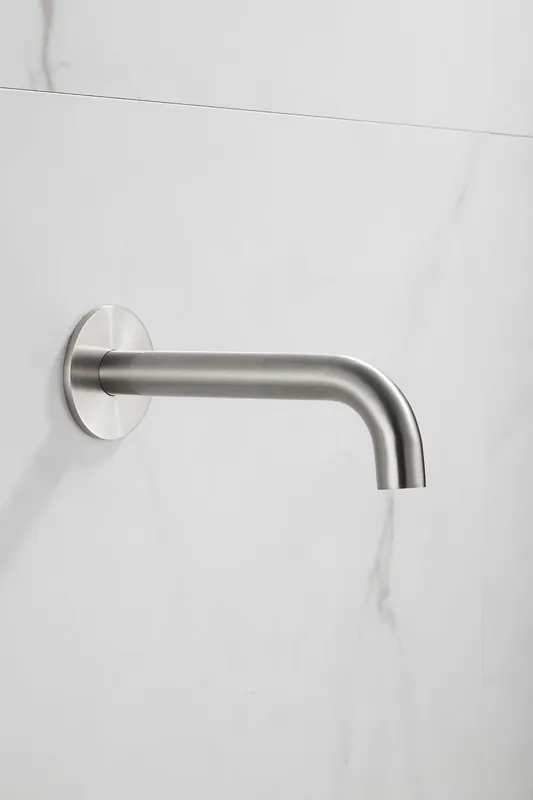 Populair Saniclear Plus baduitloop 20cm RVS