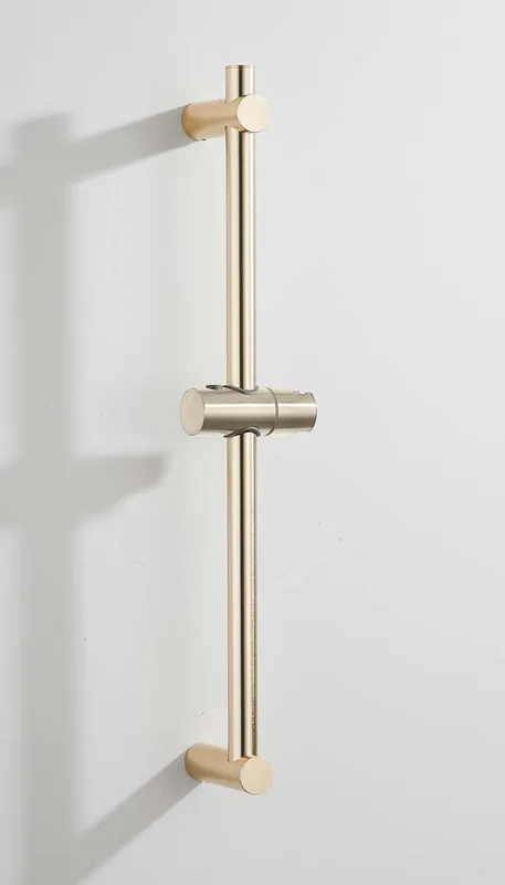 Garantie Inbegrepen Saniclear Plus douche glijstang 60cm geborsteld messing mat goud