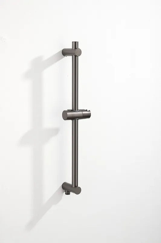 Saniclear Plus douche glijstang met wateraansluiting 60cm verouderd ijzer - gunmetal Express Levering
