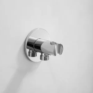 Saniclear Plus handdouche houder met wateraansluiting chroom Modern