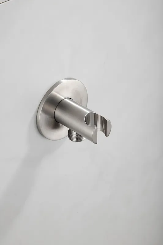 Dagaanbieding Saniclear Plus handdouche houder met wateraansluiting RVS