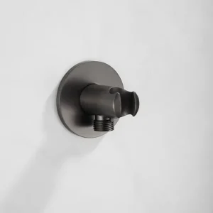 Direct Verzonden Saniclear Plus handdouche houder met wateraansluiting verouderd ijzer