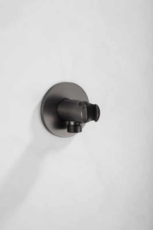 Direct Verzonden Saniclear Plus handdouche houder met wateraansluiting verouderd ijzer