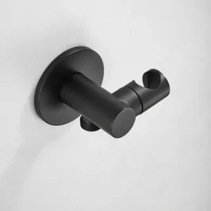 Saniclear Plus draaibare handdouche houder met wateraansluiting zwart mat Lage Prijs