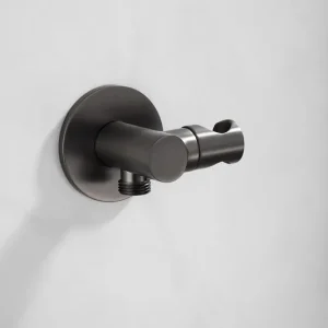Exclusieve Aanbieding Saniclear Plus draaibare handdouche houder met wateraansluiting verouderd ijzer