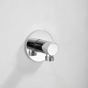 Uitverkoop Saniclear Plus wand wateraansluiting chroom