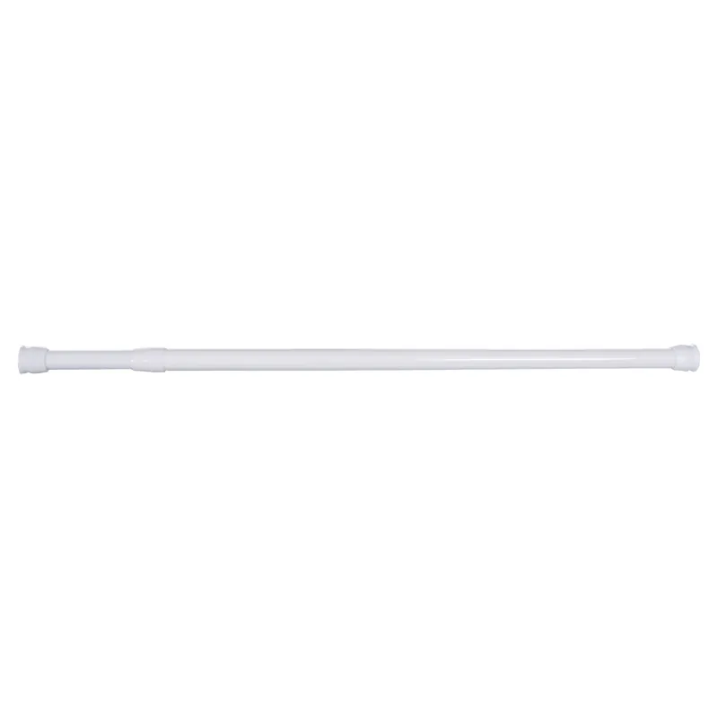 Luxe Differnz Round douchegordijnstang om vast te klemmen 75-125cm wit