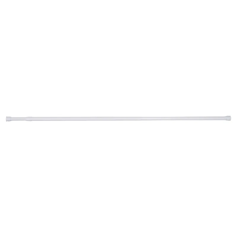 Differnz Round douchegordijnstang om vast te klemmen 125-220cm wit Hete Deal