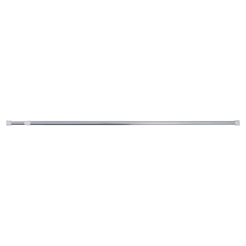 Differnz Round douchegordijnstang om vast te klemmen 125-220cm chroom Ambachtelijk