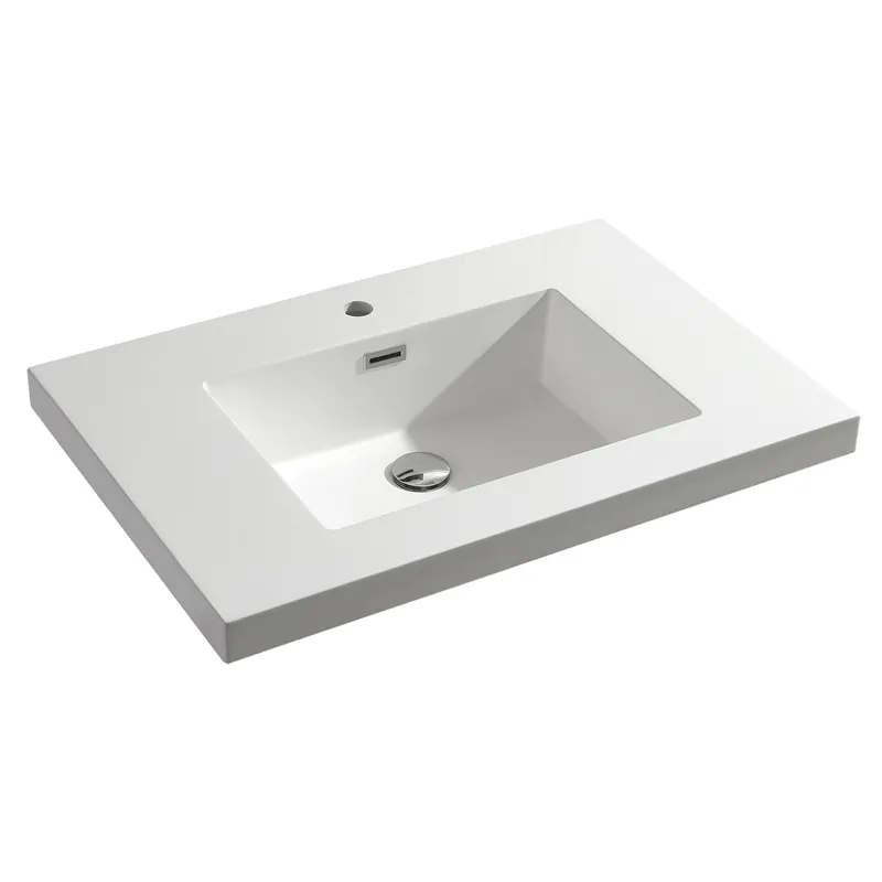 Differnz Reno wastafel 75x50cm wit Direct Beschikbaar