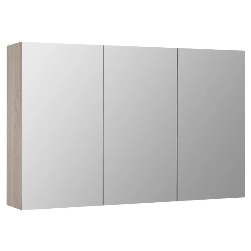Differnz Reno spiegelkast 120cm eiken Ambachtelijk