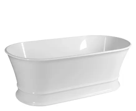 Polysan Delonix vrijstaand bad 170x84x61,5cm wit Budget