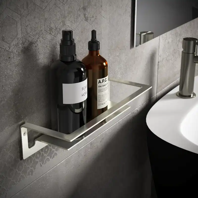 Hotbath Archie design shampoohouder RVS Direct Beschikbaar