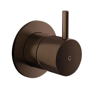Dagaanbieding Hotbath Cobber afbouwdeel inbouw stopkraan koud verouderd messing