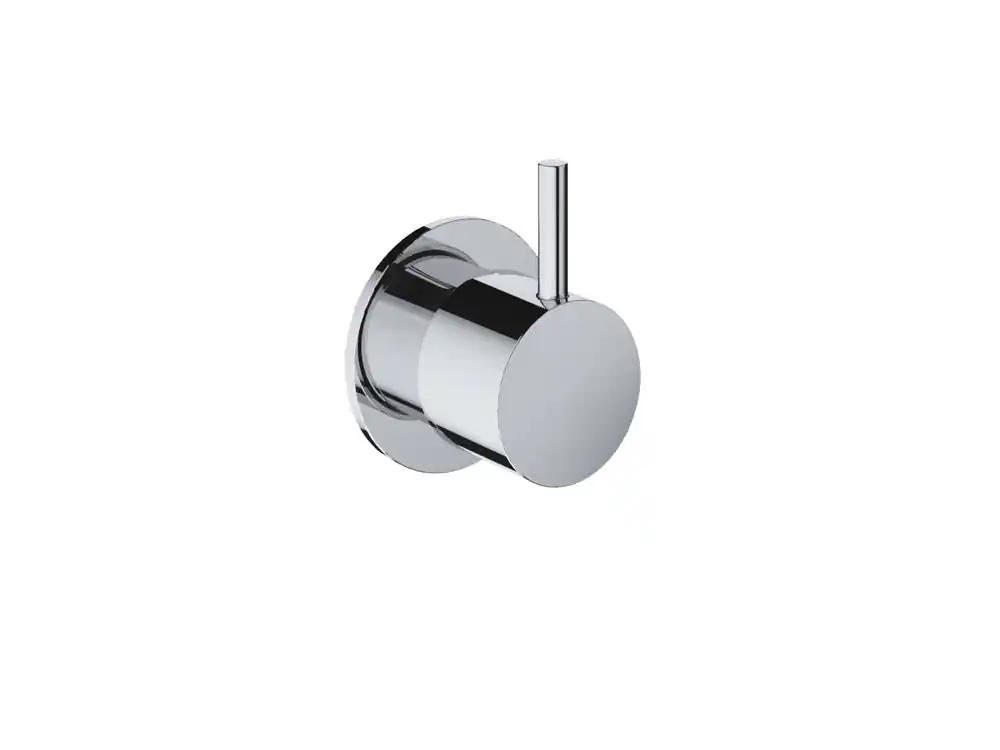 Weekendaanbieding Hotbath Cobber afbouwdeel inbouw stopkraan koud geborsteld messing