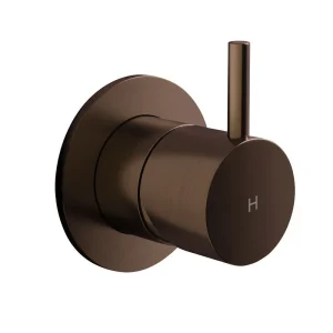 Hotbath Cobber afbouwdeel inbouw stopkraan warm verouderd messing Groothandel