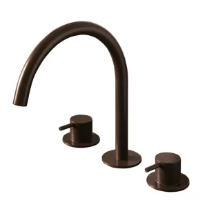 Flitsaanbieding Hotbath Cobber inbouw wastafelmengkraan 3-gats CB033 verouderd messing