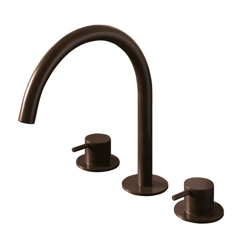 Flitsaanbieding Hotbath Cobber inbouw wastafelmengkraan 3-gats CB033 verouderd messing