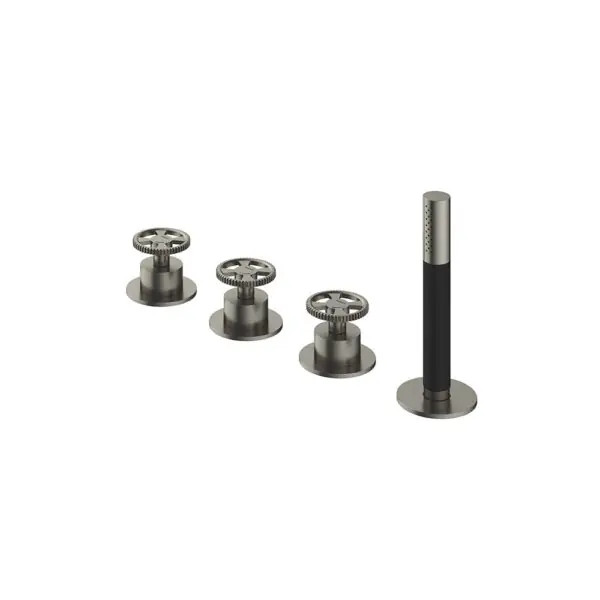 Gratis Verzending Hotbath Cobber @Work badrandcombinatie geborsteld nikkel