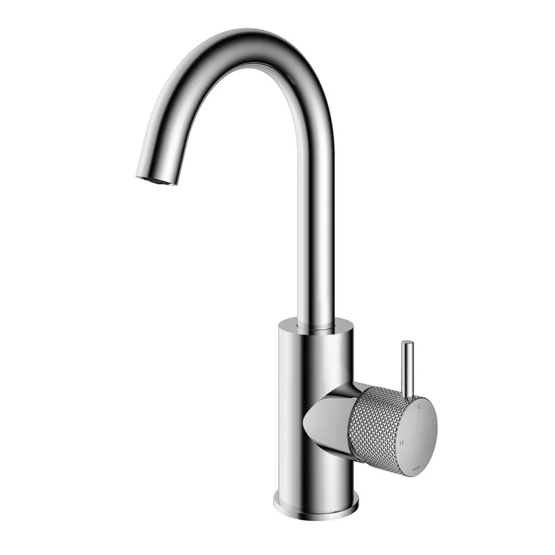 Hotbath Cobber X wastafelkraan met draaibare uitloop chroom Superprijs
