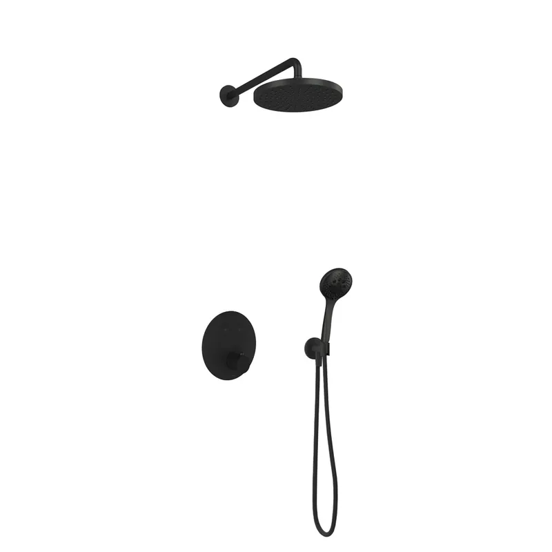 Hotbath Cobber IBS22GN inbouwdouche met 3s handdouche en 30cm hoofddouche geborsteld nikkel Lage Kosten