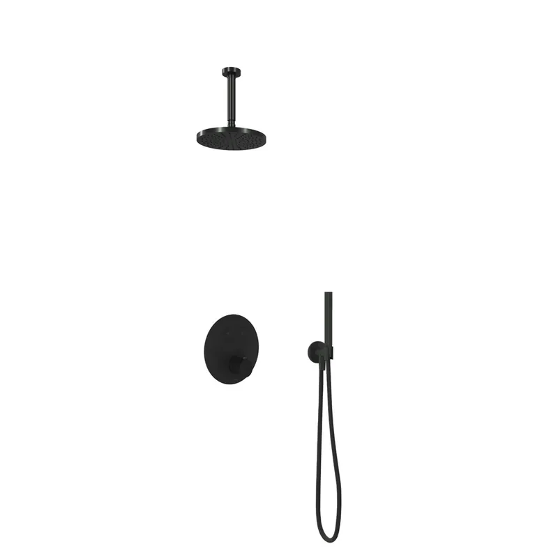 Exclusieve Aanbieding Hotbath Cobber IBS22GN inbouwdouche met 15cm plafondbuis geborsteld nikkel