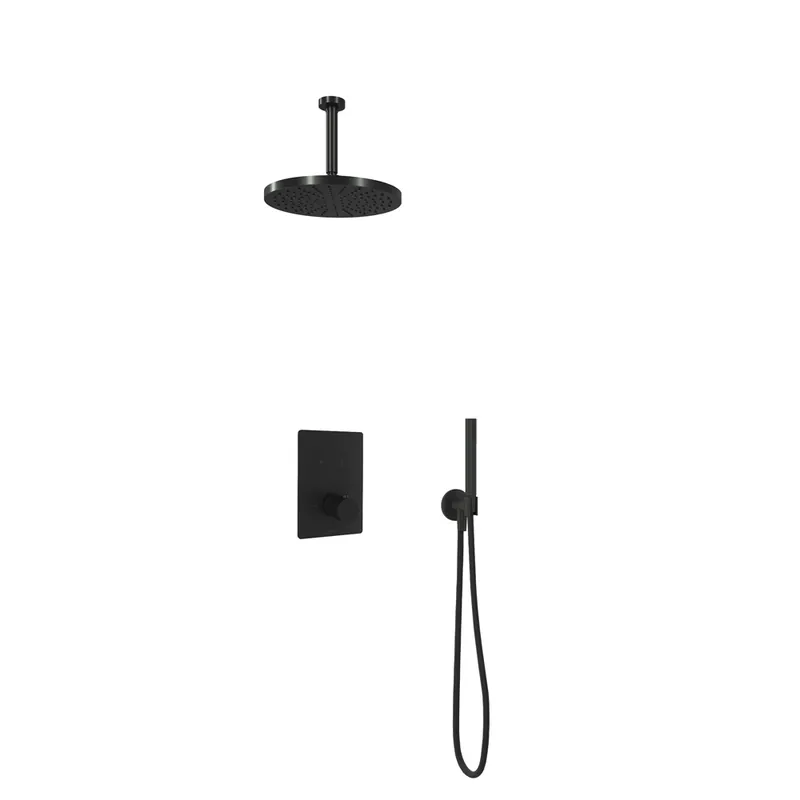 Express Levering Hotbath Cobber IBS23CR inbouwdouche met 15cm plafondbuis en 30cm hoofddouche chroom