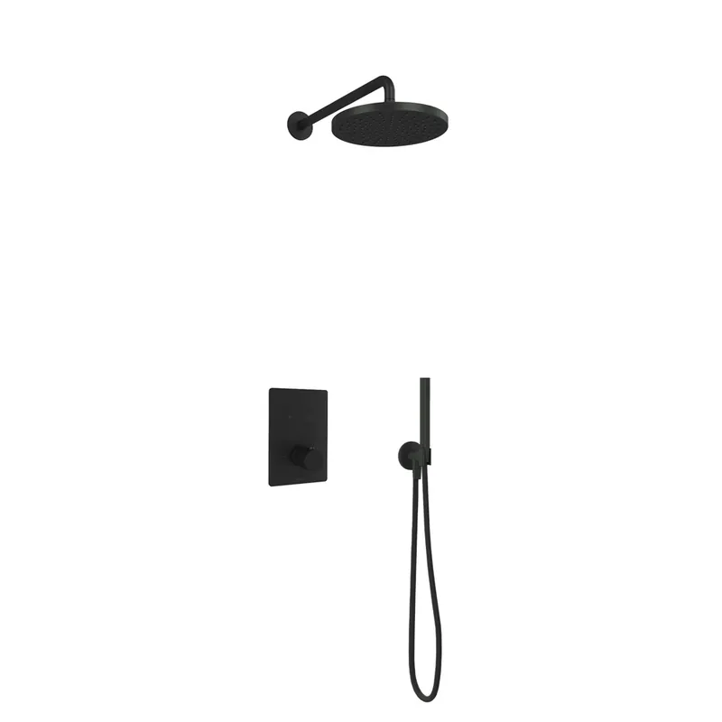 Hotbath Cobber IBS23GN inbouwdouche met 30cm hoofddouche geborsteld nikkel Lage Kosten