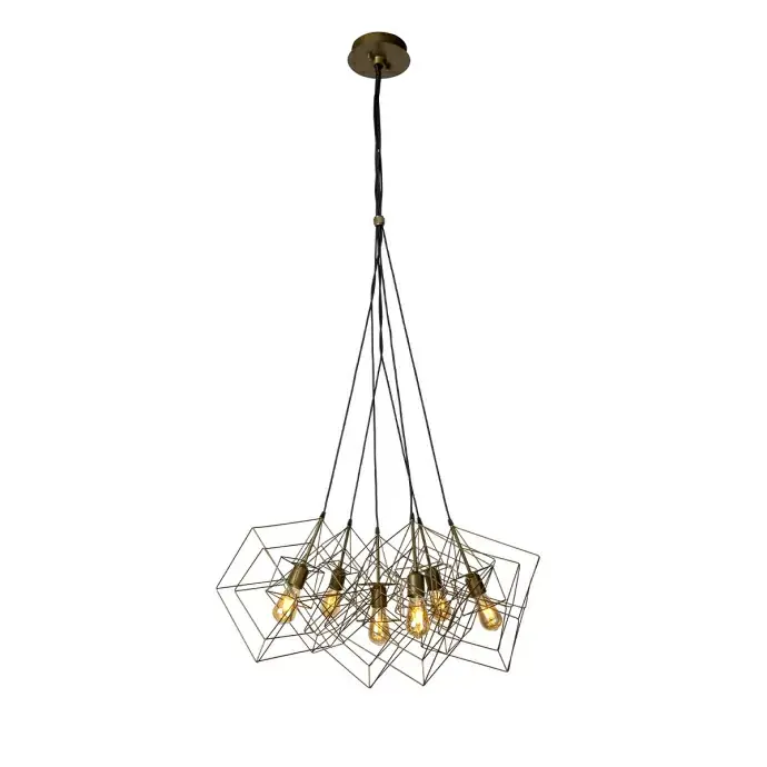 Nieuw Hanglamp Kubinka 6-lichts