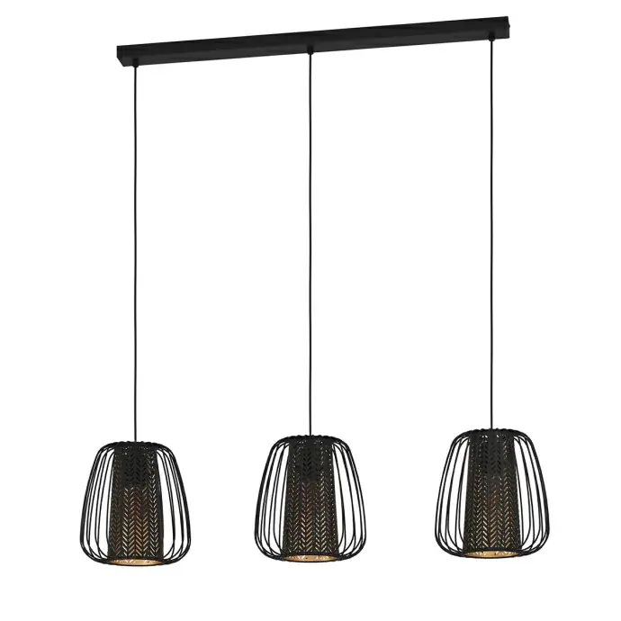 Express Levering Hanglamp Curasao 3-lichts
