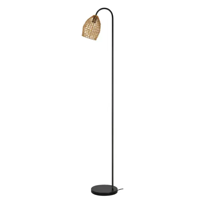 Seizoensaanbieding Vloerlamp Orcia Rotan Honing