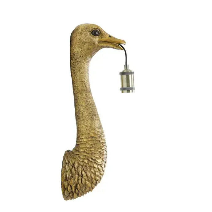 Wandlamp Mozzi Struisvogel Brons Shop Nu