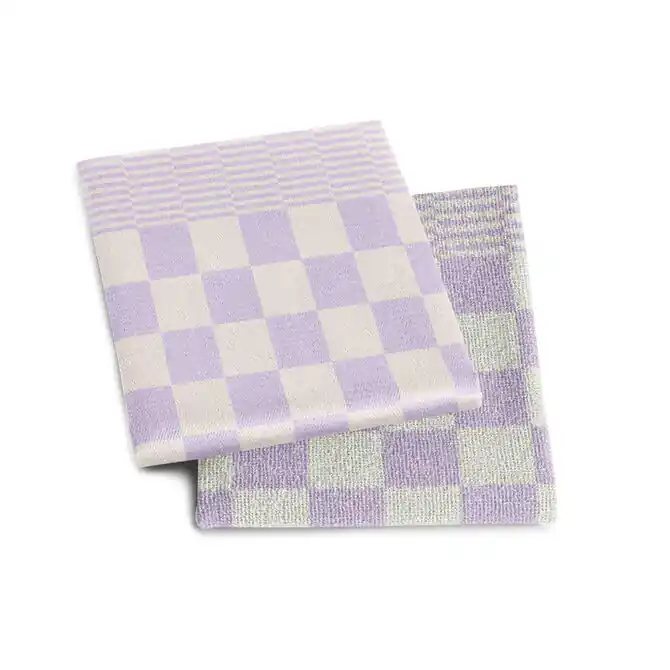 Budget DDDDD Theedoek Barbeque 60x65 Pastel lila