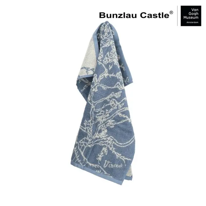 Bunzlau Castle Almond Blossom keukendoek 53x60 Grey Blue Nu Kopen